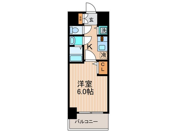 プレサンス京都烏丸爛都(203)の物件間取画像